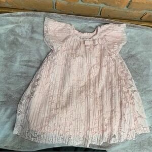 Carters Just One You Pink Lace Dress Girls 18 Months Special‎ Occasion Flutter